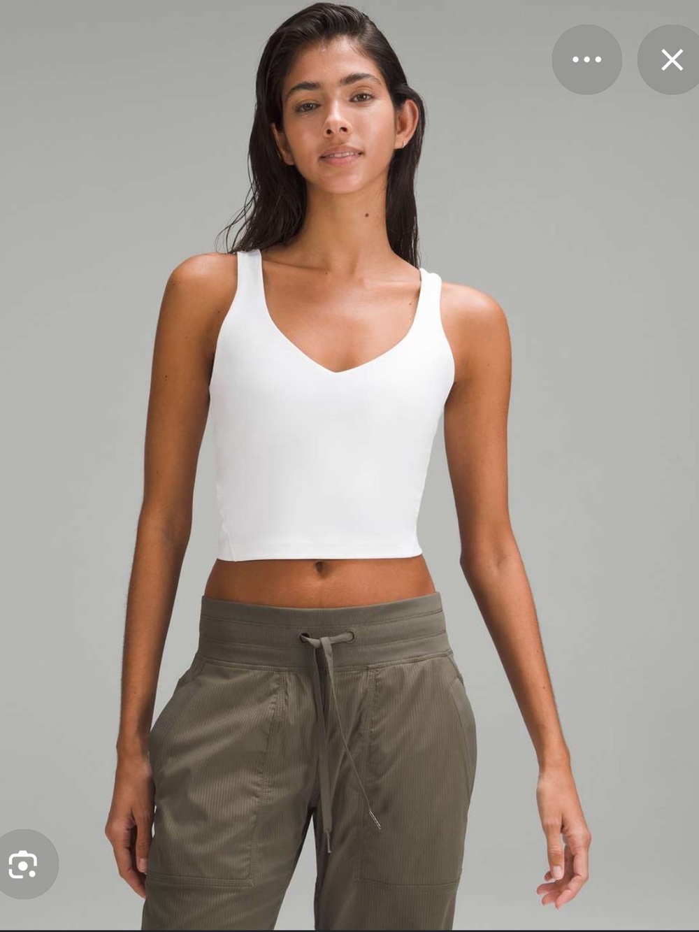 lululemon Align™ Tank Top
Light Support, A/B Cup White V-Neck Cropped Tank Top
